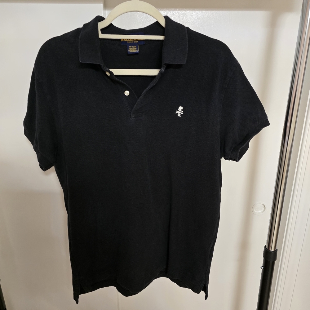 Rugby Ralph Lauren-Men's Black Polo Shirt